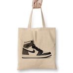 Humuts Jordan 1 Retro High Dark Mocha Bez Kadın Günlük Çanta