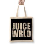 Humuts Juice Wrld Açık Bej Uzun Saplı Bez Çanta