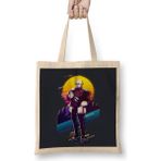 Humuts Jujutsu Kaisen Satoru Gojo 02 Açık Bej Uzun Saplı Bez Çanta