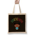 Humuts Juneteenth Juneteenth Juneteenth 2021 1865 Açık Bej Uzun Saplı Bez Çanta
