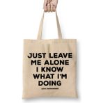 Humuts Just Leave Me Alone I Know What I'm Doing Raikkonen Bez Kadın Günlük Çanta