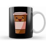 Humuts Kawaii Coffee Cup Funny Anime Caffeine Japanese Kupa