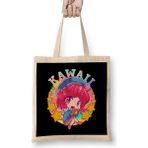 Humuts Kawaii Cute Anime Girl Japanese Manga Bez Kadın Günlük Çanta