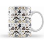 Humuts Kediler Cats Cats Cats Graphic Beyaz Kupa