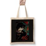 Humuts Ken Kaneki Tokyo Ghoul 01 Bez Uzun Saplı Açık Bej Rengi Çanta