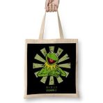 Humuts Kermit The Frog Retro Japanese Bez Uzun Saplı Açık Bej Rengi Çanta