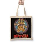 Humuts King Bowser Super Mario Classica Fanart Bez Kadın Günlük Çanta