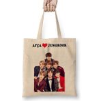 Humuts Kişiye Özel Bts 03 Bez Kadın Günlük Çanta