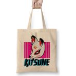 Humuts Kitsune Anime Illustration Bez Çanta
