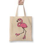 Humuts Komik Flamingo Bez Çanta