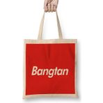 Humuts Kpop Bangtang Box Logo 01 Bez Çanta