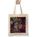 Humuts Kpop Fake Love Red Floral Bez Çanta