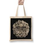 Humuts Kpop Fake Love White Floral Bez Çanta