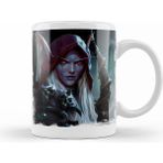 Humuts Ksylvanas Windrunner World Of Warcraft Wow Upa Bardak Porselen - 1 Adet - 330 ml - Beyaz