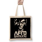 Humuts Kuma Samurai Afro Uzun Saplı Açık Bej Bez Çanta