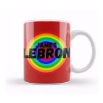 Humuts Lebron James Basketball Gifts Vintage Retro Rainbow For Boys And Dad Kupa Bardak