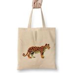 Humuts Leopard Cute Animals Art Bez Kadın Günlük Çanta
