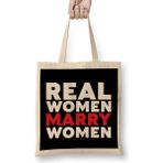 Humuts Lesbian Pride Real Women Marry Women Bez Kadın Günlük Çanta