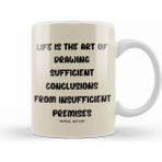 Humuts Life Quotes Style Lover Sayings Words Gifts Samuel Butler Beyaz Kupa