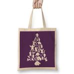 Humuts Lilo and Stitch Christmas Tree Silhouette Bez Kadın Günlük Çanta