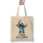 Humuts Lilo and Stitch Her Stitch Bez Kadın Günlük Çanta