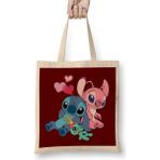 Humuts Lilo and Stitch Stitch & Angel Bez Kadın Günlük Çanta