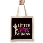 Humuts Little Fitness Miss Workout Weightlifting Exercise Fitness Uzun Saplı Açık Bej Bez Çanta