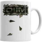 Humuts Logo Dıım Floral Camuflado Beyaz Kupa