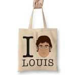 Humuts Louis Theroux I Love Louis Theroux Bez Uzun Saplı Açık Bej Rengi Çanta