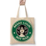 Humuts Make Love Not War 01 Bez Kadın Günlük Çanta
