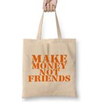 Humuts Make Money Not Friends Bez Kadın Günlük Çanta