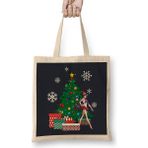 Humuts Mars Around The Christmas Tree Sailor Moon Bez Uzun Saplı Açık Bej Rengi Çanta