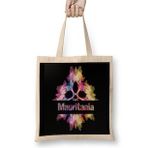 Humuts Mauritania Gift Tie Dye Watercolor Bez Uzun Saplı Açık Bej Rengi Çanta