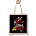 Humuts Mazinger Z Bez Uzun Saplı Açık Bej Rengi Çanta