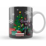 Humuts Megatron Around the Christmas Tree Transformers Beyaz Porselen Kupa Bardak