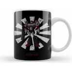 Humuts Megatron Retro Japanese Transformers Beyaz Porselen Kupa Bardak