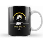 Humuts Mercy Heroes Never Die Overwatch Beyaz Porselen Kupa Bardak