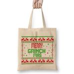 Humuts Merry Grinch Mas Bez Kadın Günlük Çanta