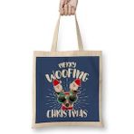 Humuts Merry Woofing Christmas Santa Glasses Dog Bez Kadın Günlük Çanta