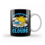 Humuts Meteorolo Gist Paid to Keep My Head In the Clouds Beyaz Porselen Kupa Bardak
