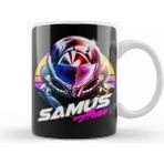 Humuts Metroid Samus Aran Beyaz Kupa