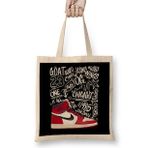 Humuts Michael Jordan The Goat Retro White Bez Çanta
