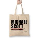 Humuts Michael Scott Paper Company Dunder Mifflin the Office Parody Bez Kadın Günlük Çanta