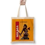 Humuts Mikasa Ackerman Attack On Titan Bez Uzun Saplı Açık Bej Rengi Çanta
