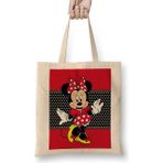 Humuts Minnie Mouse 06 Bez Uzun Saplı Açık Bej Rengi Çanta