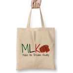 Humuts Mlk Make His Dreams Reality Black History Mont Blm Black Lives Matter Bez Kadın Günlük Çanta