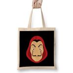 Humuts Money Heist Mask Bez Kadın Günlük Çanta