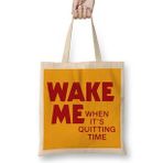 Humuts Moon Wake Me Up When Its Quitting Time Bez Kadın Günlük Çanta