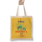 Humuts Mothers Day 2021 Farmer Gifts Happy Mothers Day 2021 Bez Uzun Saplı Açık Bej Rengi Çanta