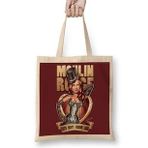 Humuts Moulin Rouge Satine Açık Bej Uzun Saplı Bez Çanta